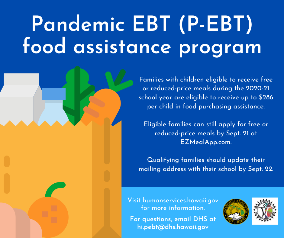 Student pandemic food benefit program ends soon-still time to
